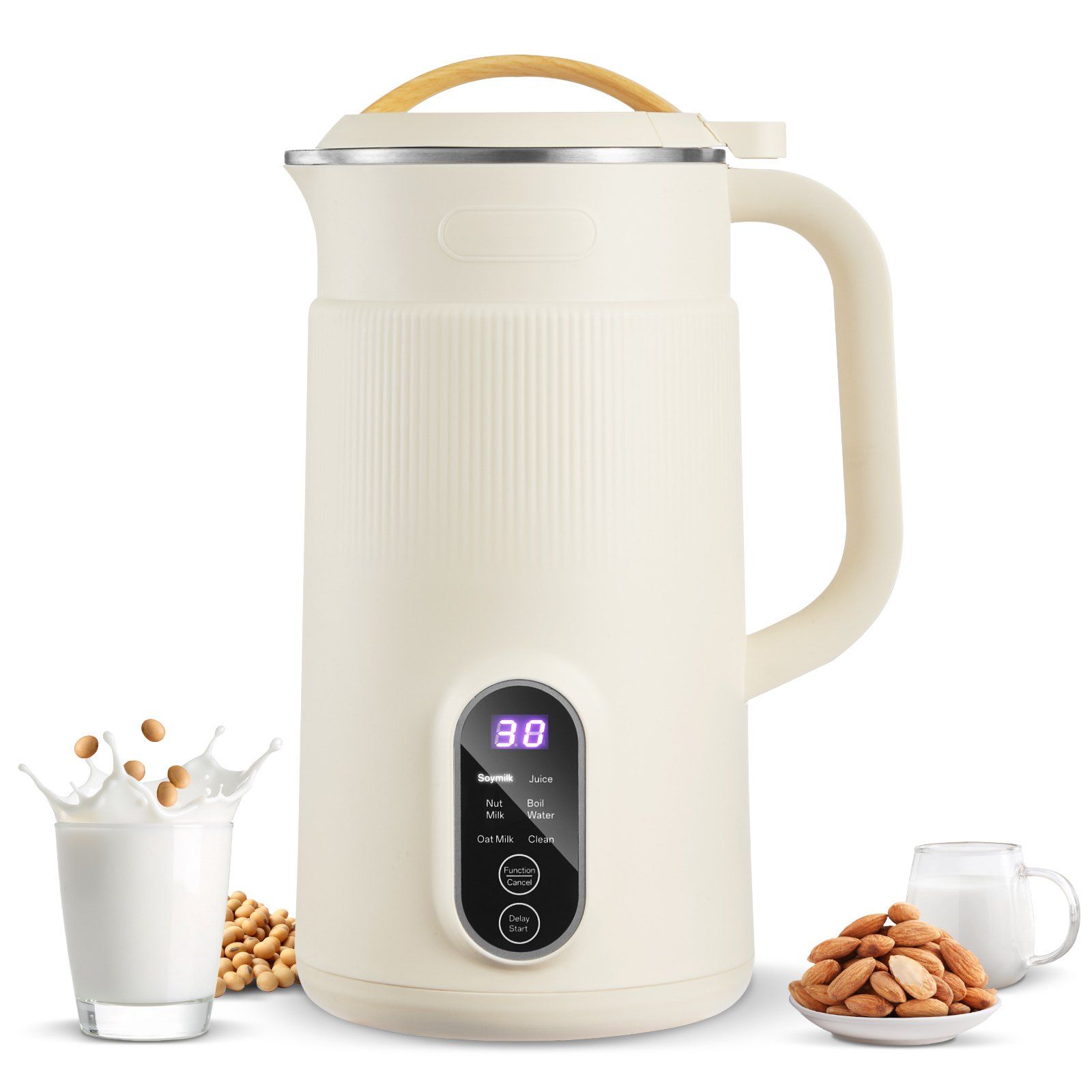 Soy Milk Maker - 6-in-1 Nut Milk Maker, 20 oz