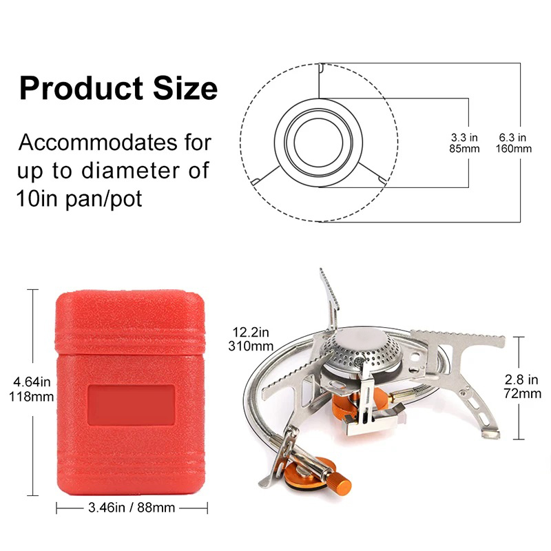 Camping Gas Stove Portable Fol - Kitchen Appliances Gas Stove 评论和价格