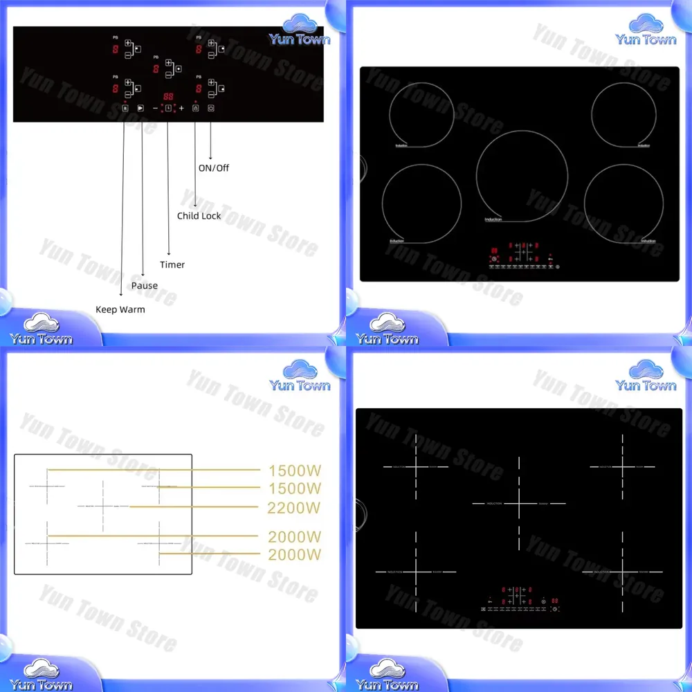 5 Burner Electric Stove for Bu - Kitchen Appliances Price 评论和价格
