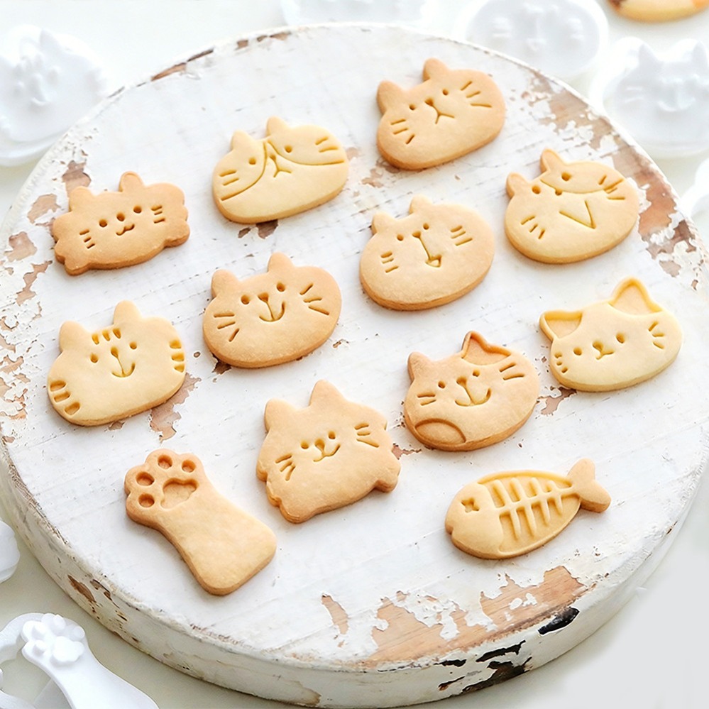 Cute Kitten DIY Stamp Cookie C - Kitchen Appliances Brand 评论和价格