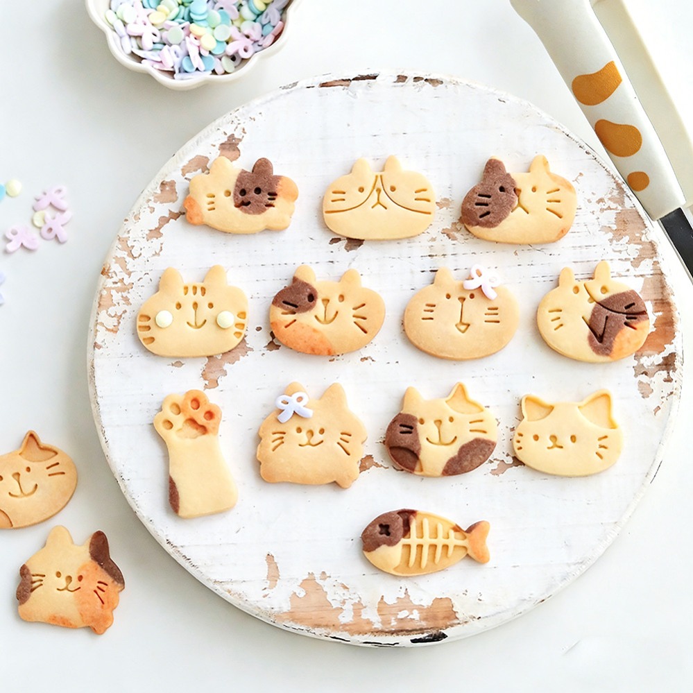 Cute Kitten DIY Stamp Cookie C - Kitchen Appliances Brand 评论和价格