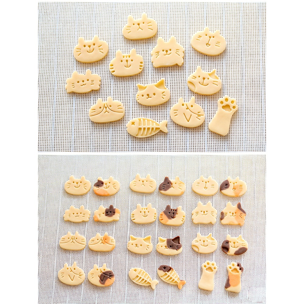 Cute Kitten DIY Stamp Cookie C - Kitchen Appliances Brand 评论和价格