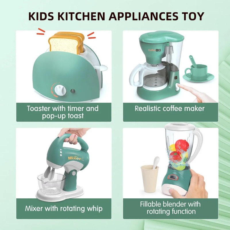 Pretend Play Kitchen Appliance - Kitchen Appliances For Gift 评论和价格